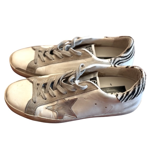 Golden Goose Superstars, zebra printed size 38 - Picture 2 of 5